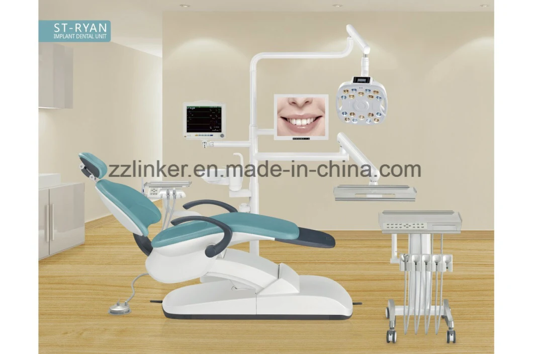 LK-AY03 Foshan Dental Unit Chair Equipment Prices with Moving Cart and Other Spare Parts